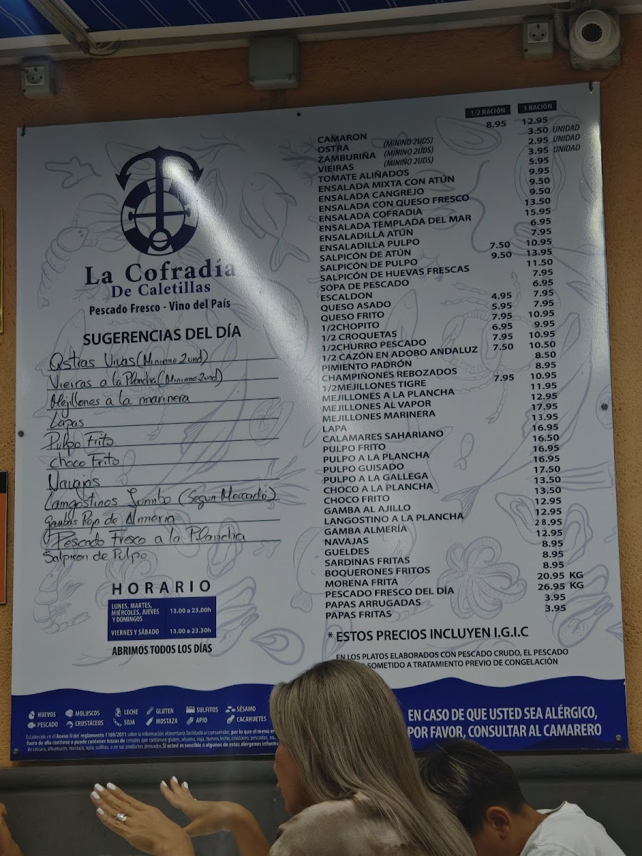 La Cofradia de Caletillas Menu - Image 6